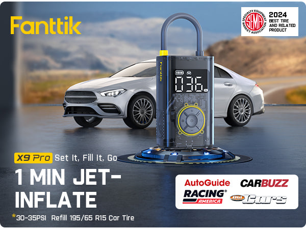 An application scenario or product detail of fanttik x9 pro portable tire inflator - Image 10