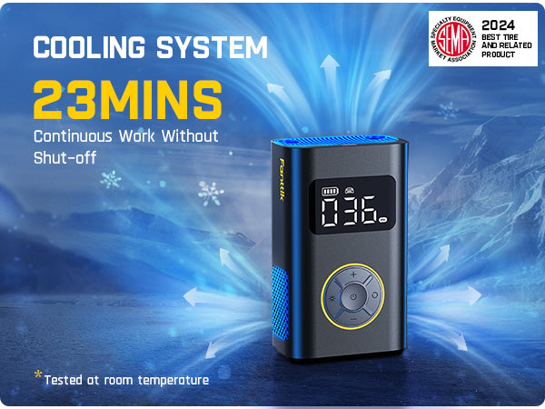 An application scenario or product detail of fanttik x9 pro portable tire inflator - Image 16