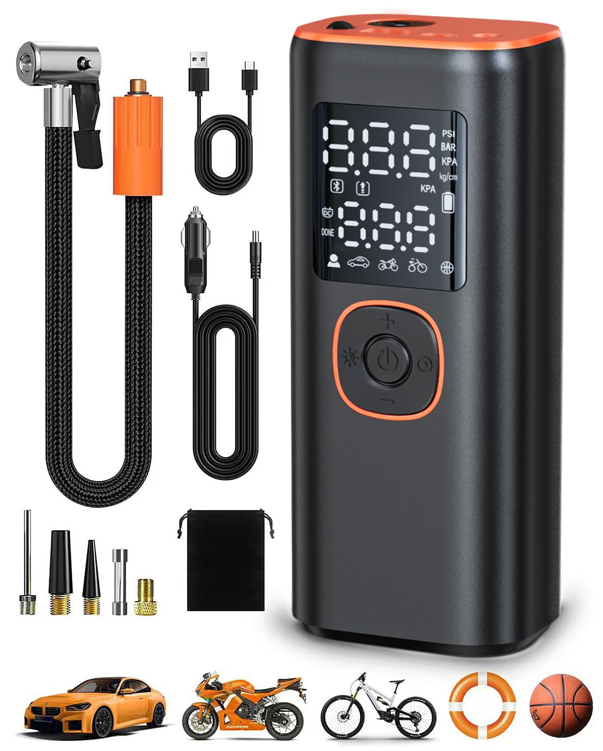 An application scenario or product detail of fastest portable tire inflator - Image 4