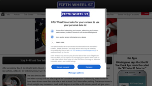 Fifth Wheels - Tire Inflation Procedures