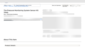 Ford - Tire Pressure Monitoring System Sensor Kit