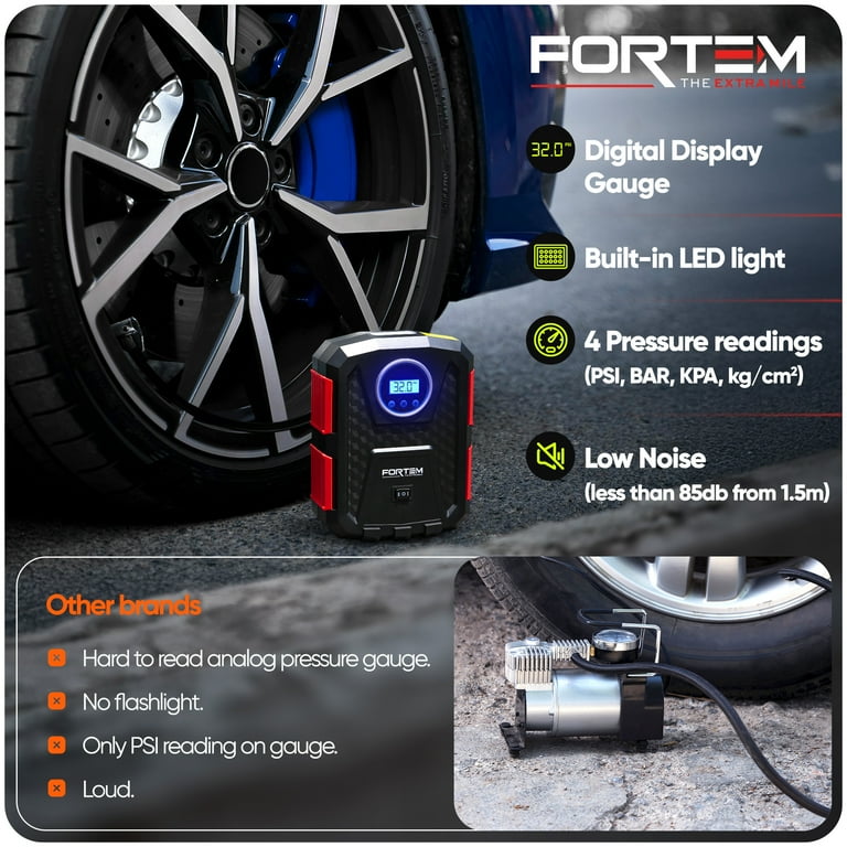 An application scenario or product detail of fortem digital tire inflator for car - Image 4