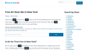 FreeAirNearMe - Free Air Pumps for Tires