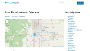 Free Air Pumps - Loveland Locations