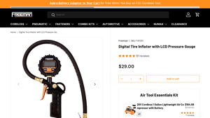 Freman Tools - Digital Tire Inflator
