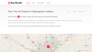 Free Tire Air - Locations in Indianapolis