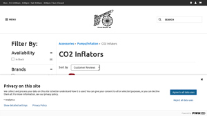 Planet Bike - Red Zeppelin CO2 Tire Inflator