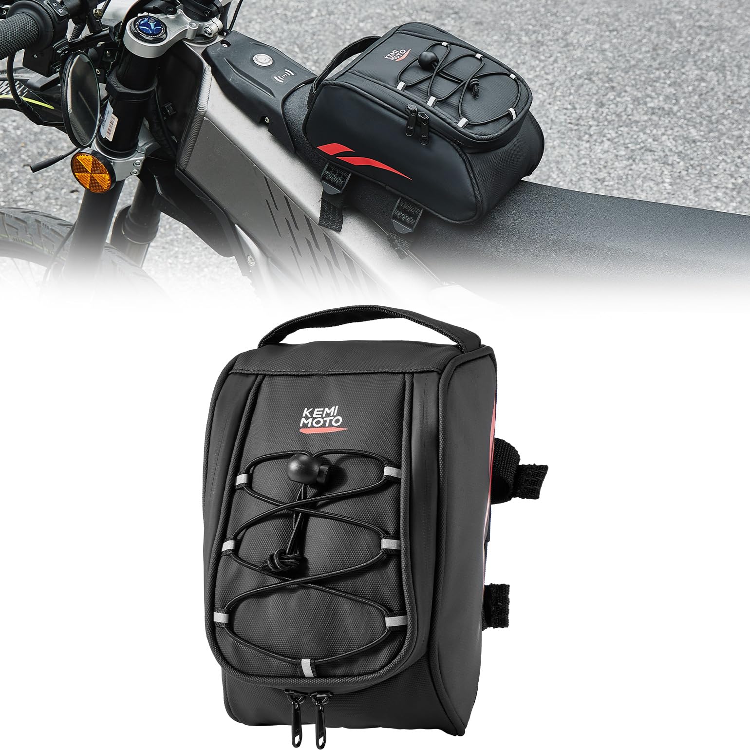 An application scenario or product detail of front motorcycle bag - Image 3