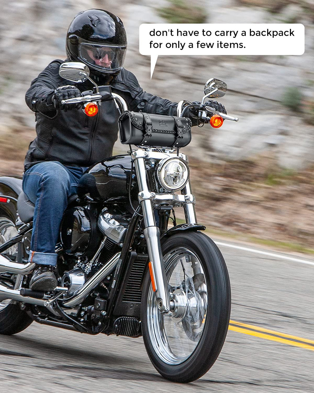 An application scenario or product detail of front motorcycle bag - Image 9