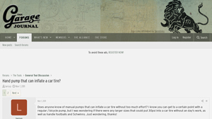 Garage Journal - High-Pressure Hand Pumps