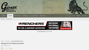 Garage Journal - Nitrogen Tire Inflation System