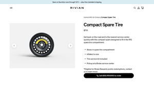 Rivian - Compact Spare Tire