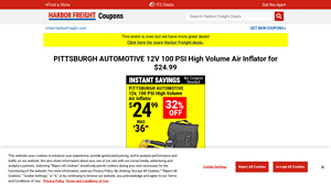 Harbor Freight - PITTSBURGH AUTOMOTIVE 12V High Volume Air Inflator