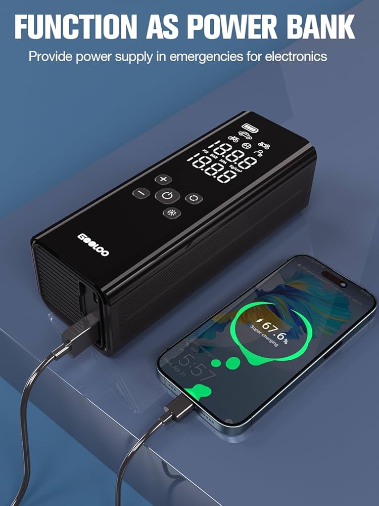 An application scenario or product detail of gooloo tire inflator - Image 3