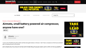 Airmoto - Battery-Powered Air Compressor