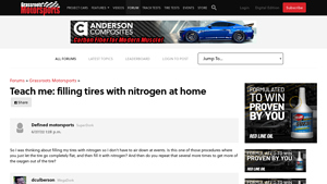 Grassroots Motorsports - Nitrogen Tire Inflation