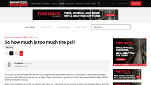 GMC - Express Van Tire Pressure Insights