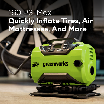 An application scenario or product detail of greenworks tire inflator - Image 1