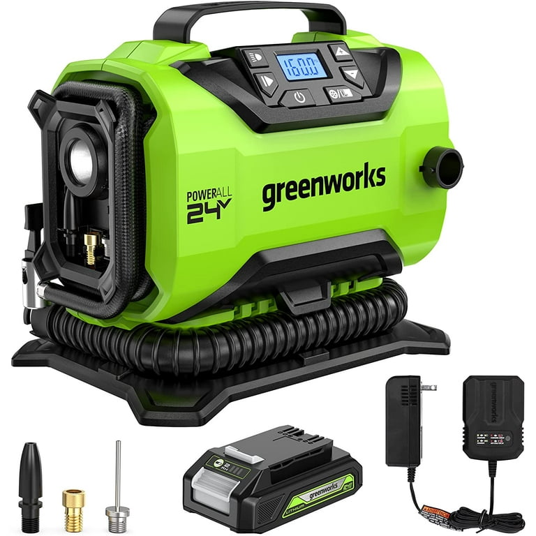 Featured image for the greenworks tire inflator guide