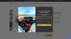 HALO - BOLT AIR Car Jump Starter & Portable Charger