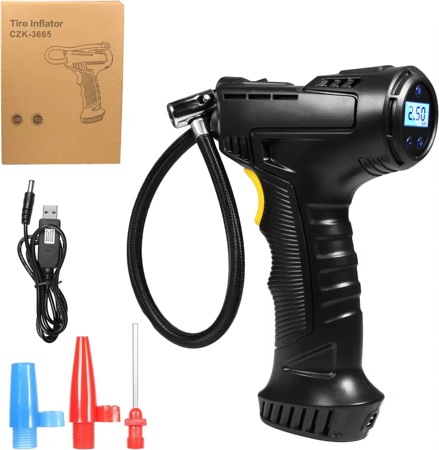 An application scenario or product detail of hand held tire pump - Image 3