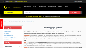 Happy Trails - Aluminum Pannier Systems