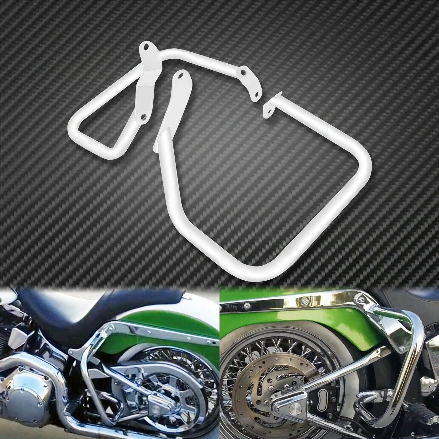 An application scenario or product detail of harley saddle bag crash bars - Image 14