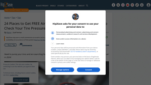 Hip2Save - Free Air for Car Tires in 2024