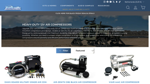 HornBlasters - Onboard 12V Air Compressors