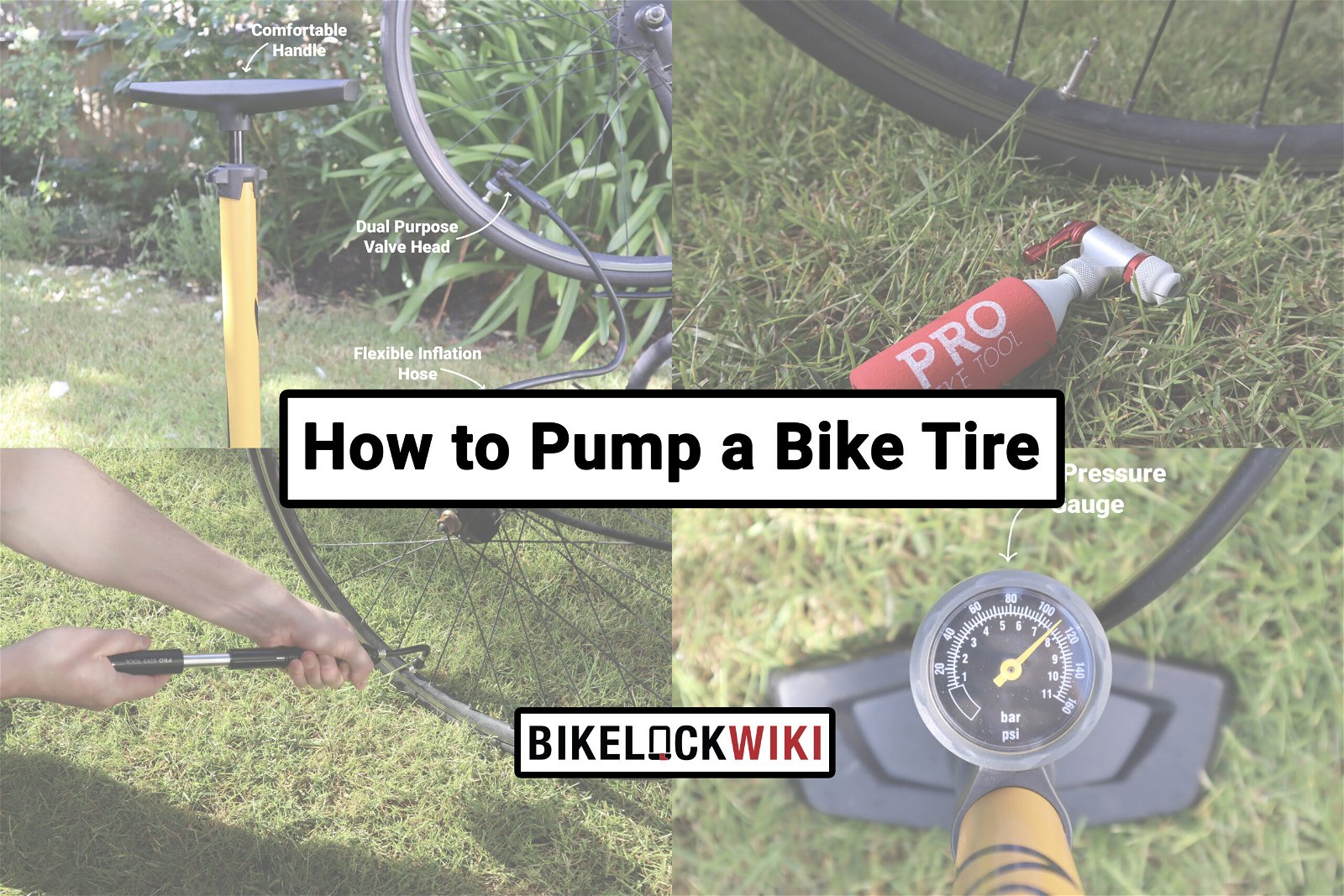 An application scenario or product detail of how to inflate a bike tire with a pump - Image 13