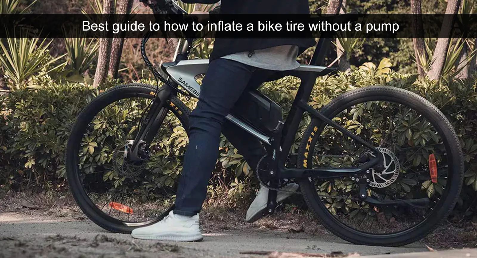 An application scenario or product detail of how to inflate a bike tire without a pump - Image 10