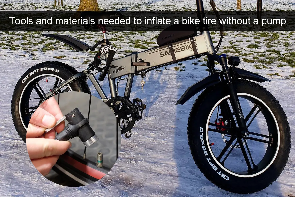 Featured image for the how to inflate a bike tire without a pump guide