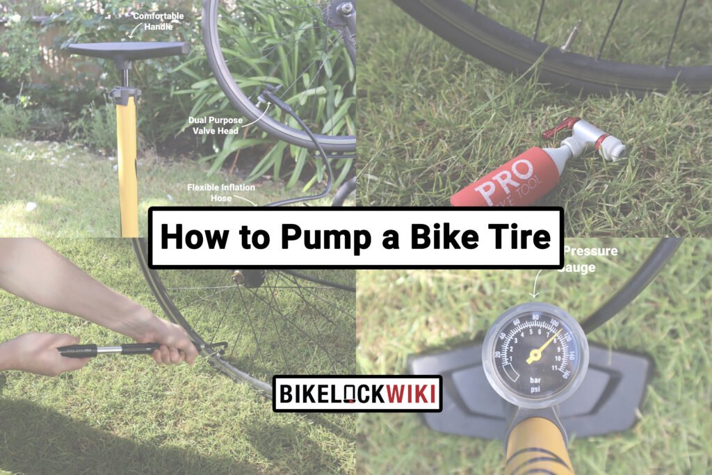 An application scenario or product detail of how to inflate a road bike tire - Image 10