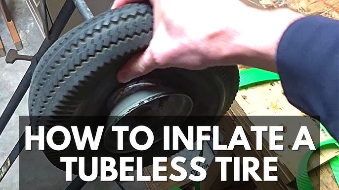 An application scenario or product detail of how to inflate a tubeless tire - Image 2