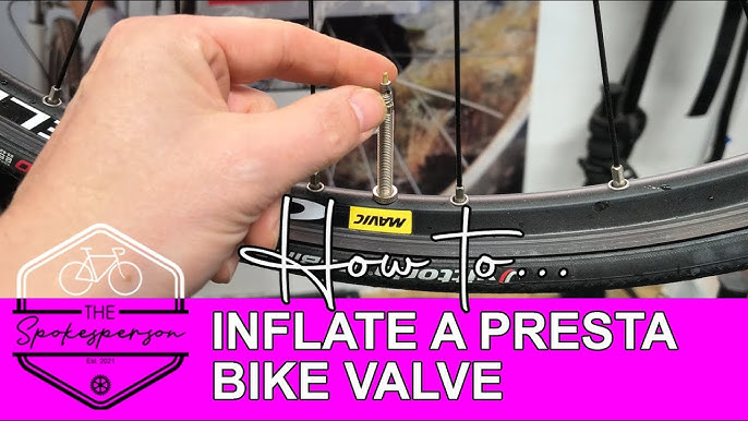 An application scenario or product detail of how to inflate bike tire presta valve - Image 2