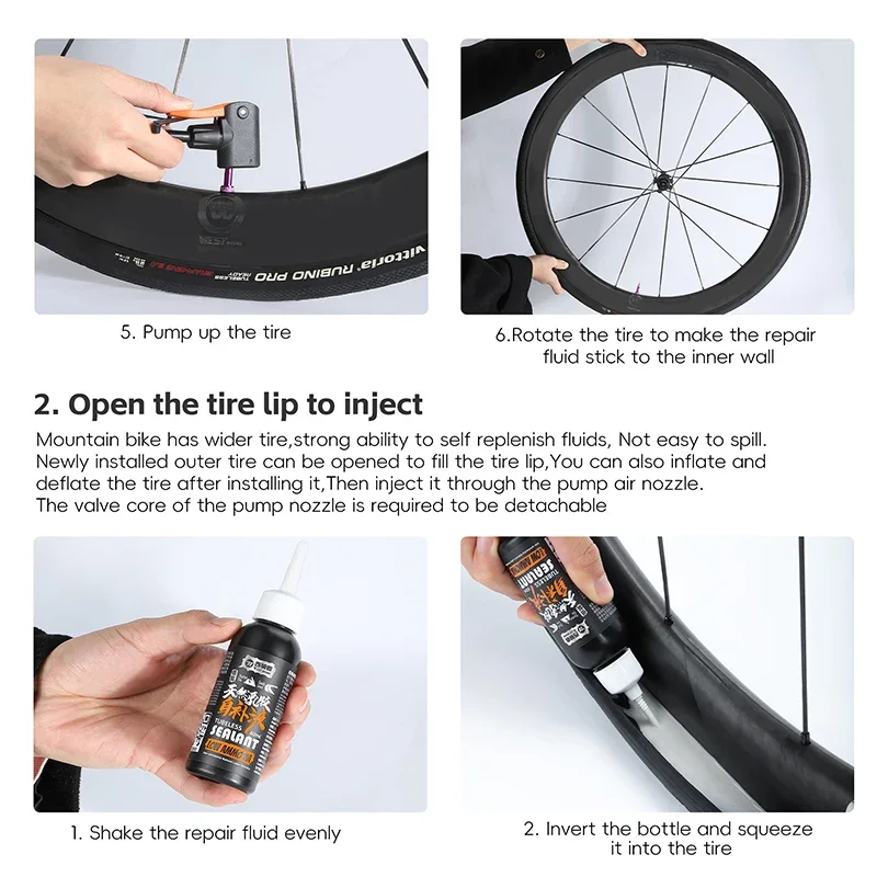 An application scenario or product detail of how to inflate bike tire presta valve - Image 13