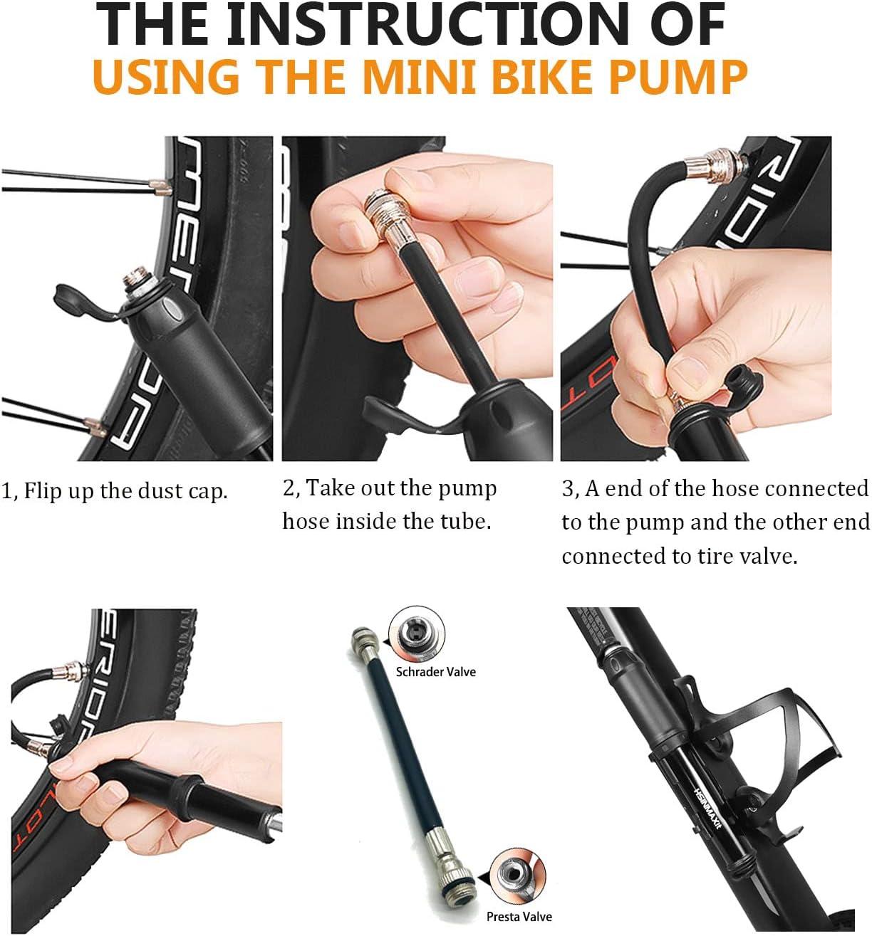 An application scenario or product detail of how to inflate bike tire presta valve - Image 19