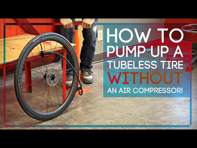 An application scenario or product detail of how to inflate tubeless tire bike - Image 2
