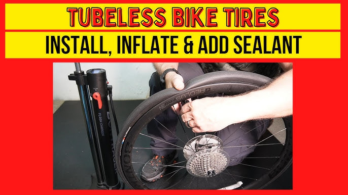 An application scenario or product detail of how to inflate tubeless tire bike - Image 15