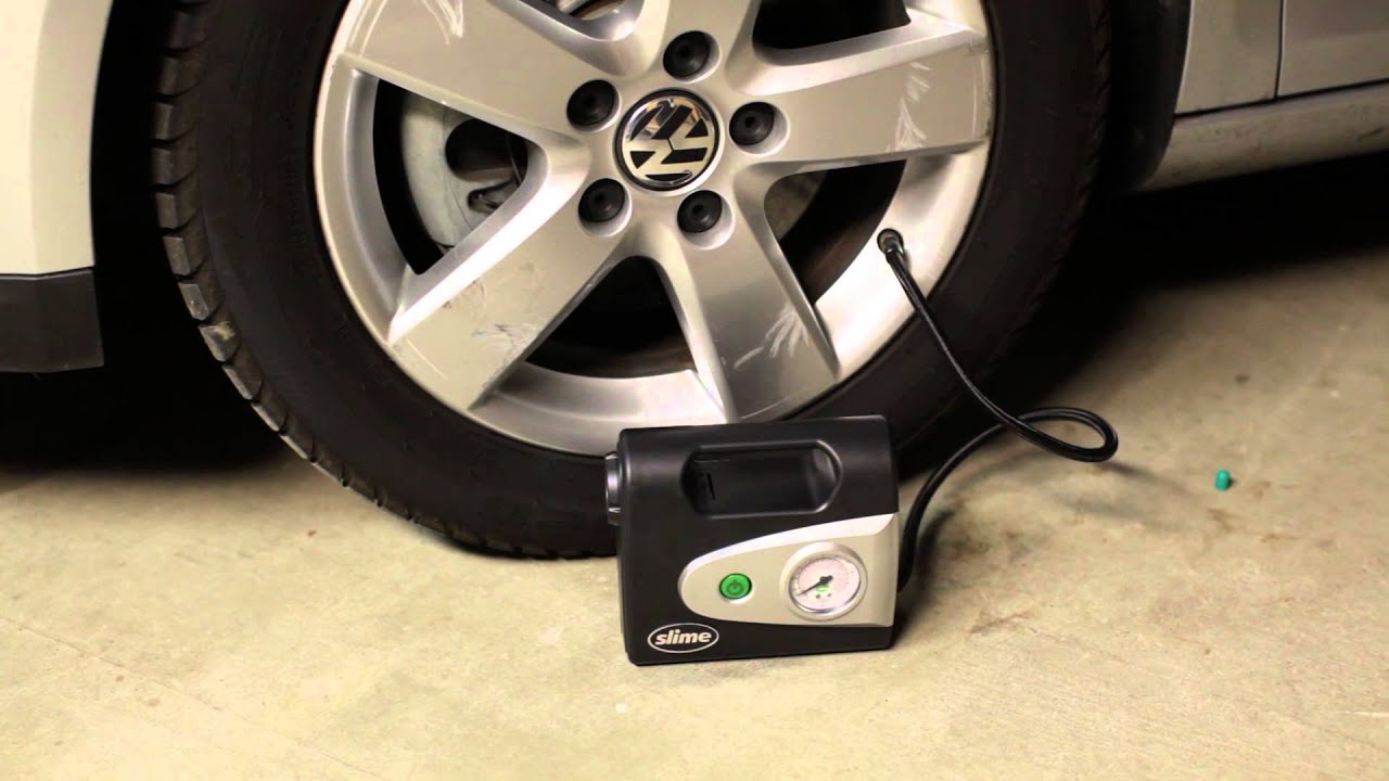 An application scenario or product detail of how to use a slime tire inflator - Image 12