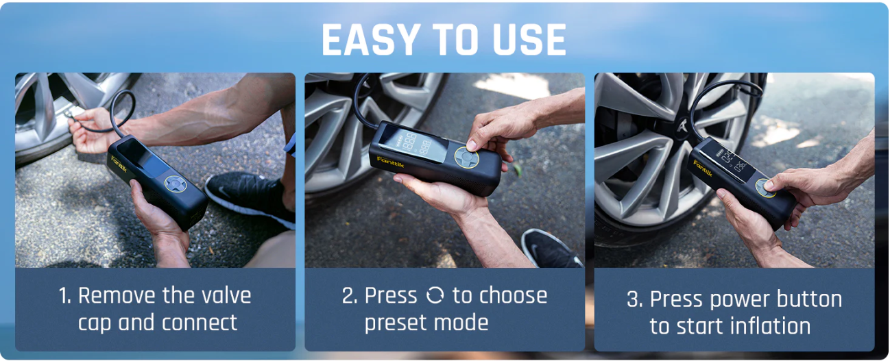 An application scenario or product detail of how to use portable tire inflator - Image 21