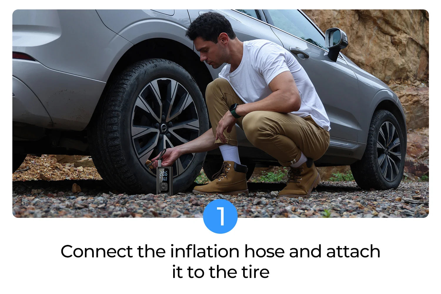 An application scenario or product detail of how to use tire inflator - Image 16