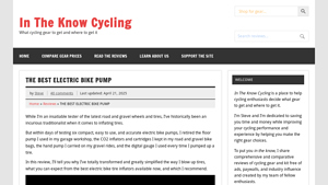 In The Know Cycling - Best Electric Bike Pumps