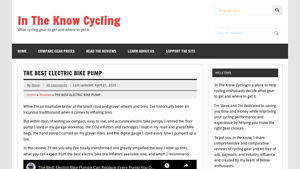 In The Know Cycling - Electric Bike Pumps Reviewed