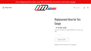 Italian Motors - Replacement Hose for Tire Gauge
