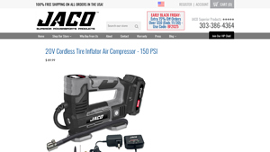JACO - 20V Cordless Tire Inflator