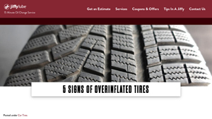 Jiffy Lube - 5 Signs of Overinflated Tires