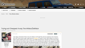 JL Wrangler - 4-Way Tire Inflator/Deflator