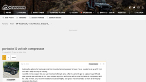 Viair - 400 & 300P, Milwaukee & Dewalt - Battery Compressors, Smittybilt - Affordable Options