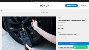 Jowua - 100W Portable Air Compressor for Tesla